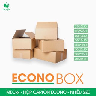 MEC - Combo 20 thùng hộp carton đóng hàng siêu tiết kiệm - Nhiều size lớn | Magix Packaging