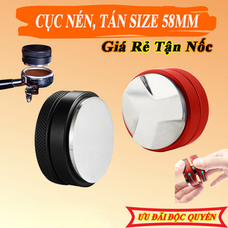 Tamper ocd gạt cà phê mặt chia 3 tamper nén cà phê espresso inox 304 phù hợp tay nén cafe pha máy đường kính 58mm.