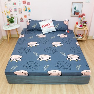 Vỏ ga chun poly cotton m6, m8 bọc đệm, drap nệm 1m6 hoặc 1m8 đẹp (phần 1) - Đệm Ngọc Diệp shop