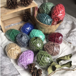 Dây cotton màu thắt macrame