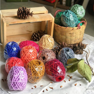 Dây cotton màu thắt macrame