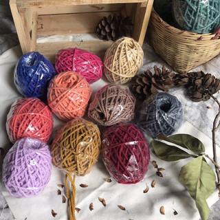 Dây cotton màu thắt macrame