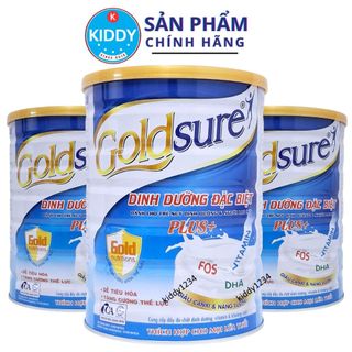 Sữa phục hồi GOLDSURE DINH DƯỠNG 900g cho người suy dinh dưỡng, lao lực, sau phẫu thuật (mẫu nắp lùn)