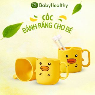 Cốc đánh răng cho bé hình thú đáng yêu - Cốc uống nước cho bé