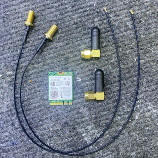 Bộ Thu wifi cho máy tính 2 anten  ac8265 - dùng cho máy tính có khe cắm card wifi như dell 3060..