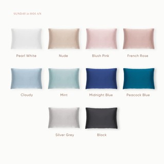 Vỏ Gối SUNDAY Lụa Mulberry 100% Ngăn Nếp Nhăn Và Xơ Rối Tóc | Mulberry Silk Pillowcase
