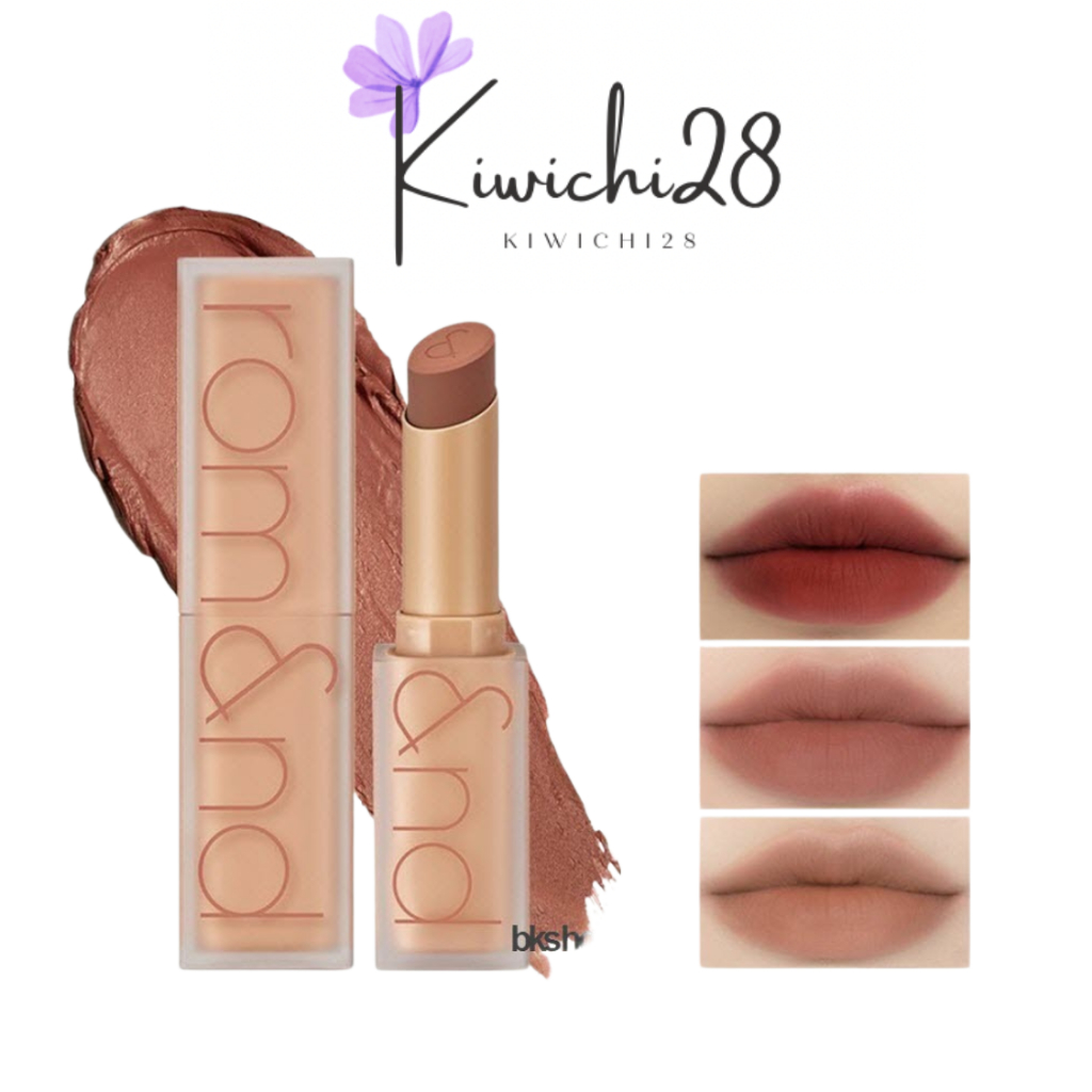 Son thỏi romand ,son romand Siêu Lì Cao Cấp Hàn Quốc Romand New Zero Matte Lipstick 3g