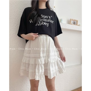 Chân váy bầu chân váy trắng thô tách set dành cho mẹ bầu, bigsize, chị em chubby ĐẦM BẦU CHIC MOM