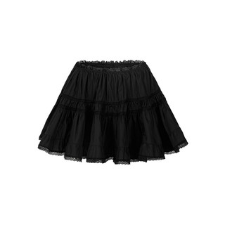 RUBIES Cloudy Skort - Váy Quần Nữ Vải Cotton Phối Ren Cạp Trễ Dáng Xòe Rộng