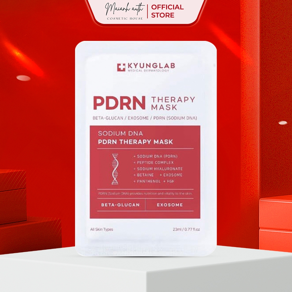 10 Miếng Mặt Nạ Kyung Lab PDRN Therapy Mask Mặt Nạ PDRN Hàn Quốc Cấp Ẩm Cho Da 23ml