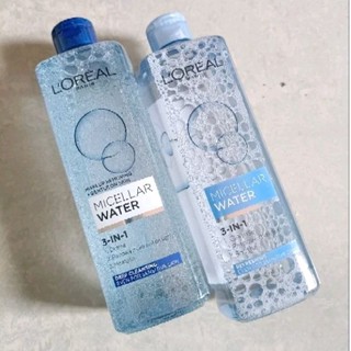 (Thanh lý NEW)Nước tẩy trang Loreal date 01/2027 xanh đậm/nhạt 400ml