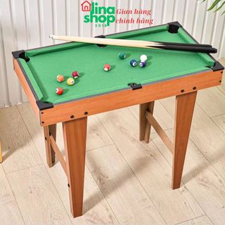 Bàn Bi-A  gỗ thật chân cao Cỡ lớn Áp dụng cho người lớn và trẻ em Kích thước 69x37x23cm