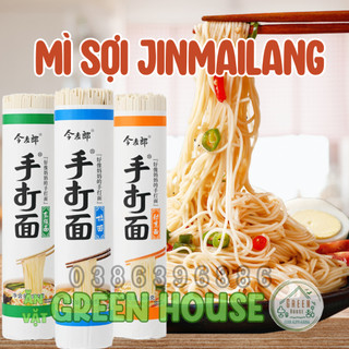 Mì sợi Jinmailang sợi tròn/sợi dẹt 500gr/bó