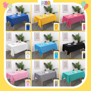Khăn trải bàn sinh nhật dùng 1 lần. khăn trải bàn nylon chống nước nhiều màu
