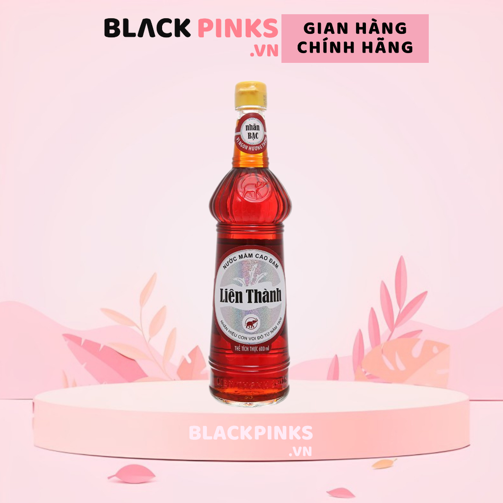 Nước mắm cao đạm Liên Thành nhãn bạc 30 độ đạm chai 600ml