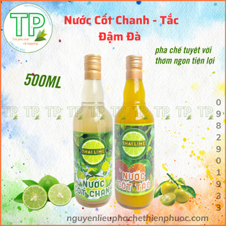 Nước cốt tắc, nước cốt chanh Thai Lime đậm đặc chai 500ml