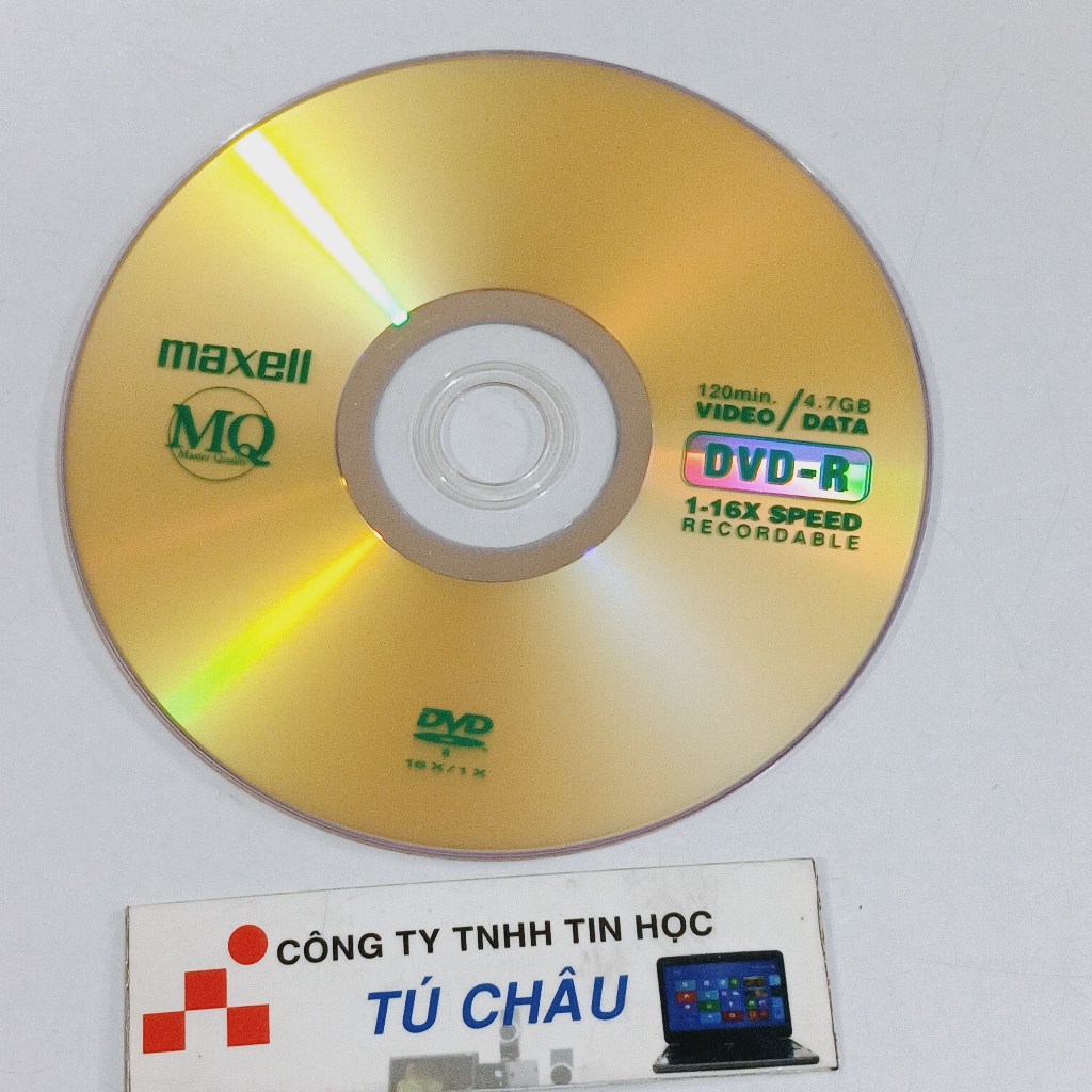 Đĩa trắng DVD MAXELL 4.7GB DATA (1-16X Speed / 4.7GB DATA / 120MIN VIDEO)