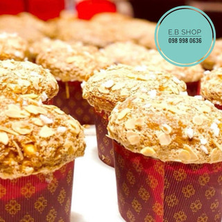 Set 5 cup giấy panettone - khuôn giấy làm bánh - túi đựng