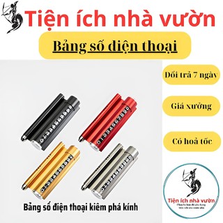 Biển Số Điện Thoại Ô Tô Kèm Phá Kính, Để Taplo Xe Hơi, Có Thế Phá Kính, Kèm Sáp Thơm - Hàng cao cấp