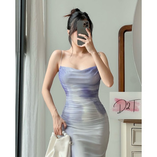 (Sẵn đủ màu) Đầm Đuôi Cá 2 Dây Hàng Thiết Kế