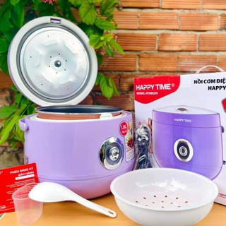 Nồi cơm điện Sunhouse HappyTime 1.8L HTD8521V [MÀU tím] và 1.2l HTD8522G [MÀU XANH]