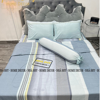 Bộ chăn ga gối lụa tencel standard cao cấp, chất liệu lụa tencel mềm mịn, thoáng mát, chăn đã có ruột sẵn hàng