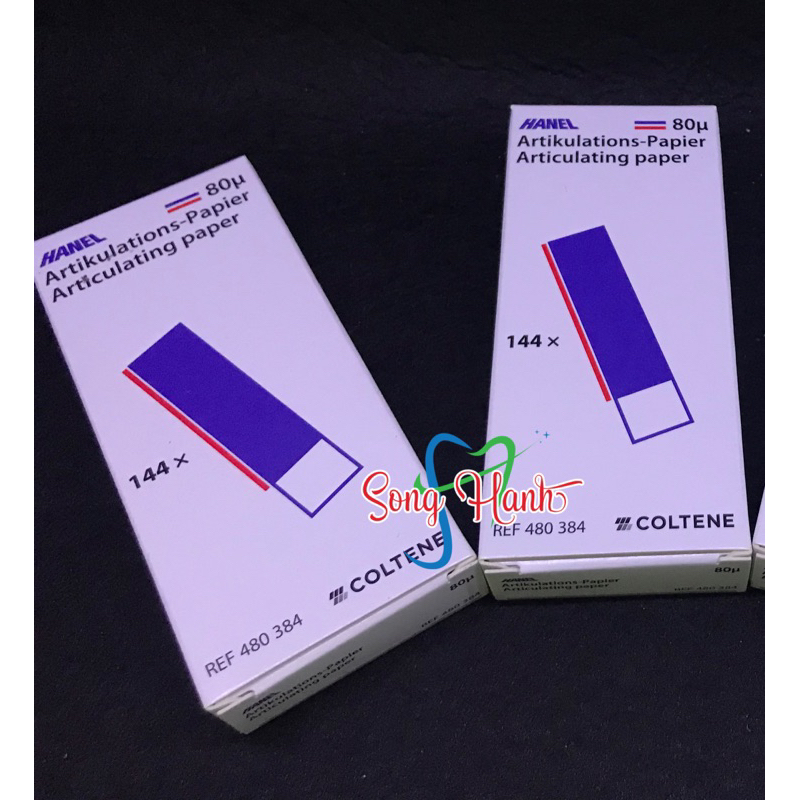 [BÁN CHẠY] Giấy cắn 2 mặt xanh đỏ Hanel