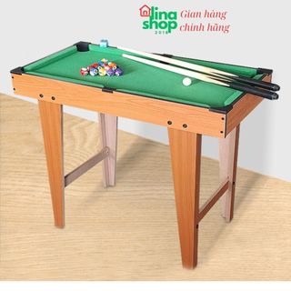 Đồ Chơi Bàn Bi A Kiểu Dáng Chân Cao Bằng Gỗ Table Pool TP-70,Bi Da Linashop2018
