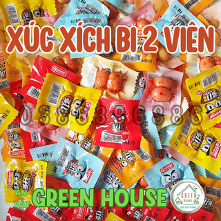 LẺ: 1 gói xúc xích mini ăn liền, xúc xích bi sụn non nội địa TQ các vị