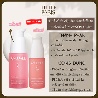 Tinh Chất Dưỡng Ẩm Tăng Cường Caudalie Serum VinoHydra SOS 30ml