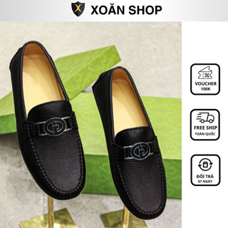 Giày Lười Nam Mocca Dior Hàng Hiệu Chính Hãng Cao Cấp QC05 Chất Liệu Da Bò Ý Nhập Khẩu Phiên Bản Giới Hạn Đến