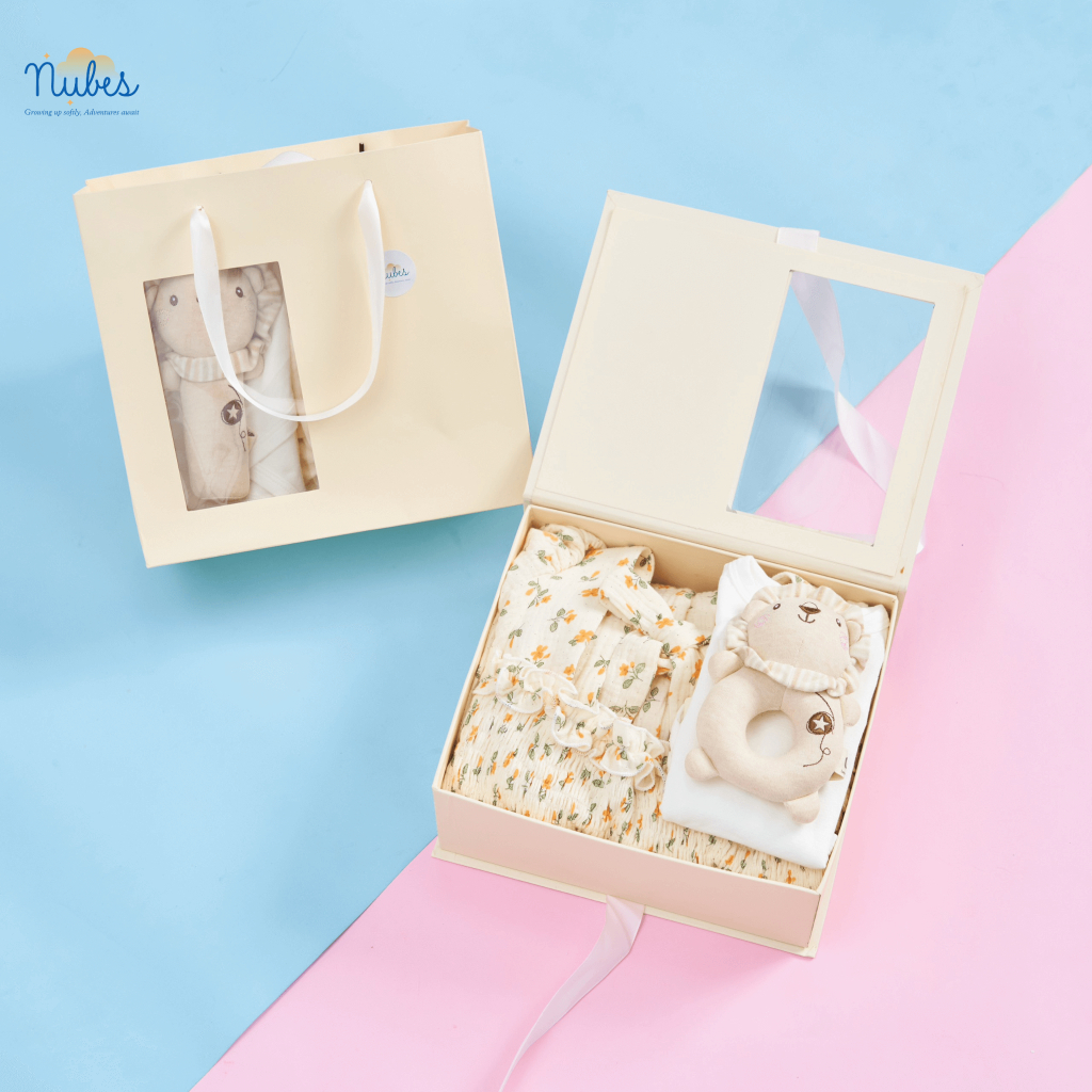 Combo túi & hộp quà tặng cho bé [NUBES]
