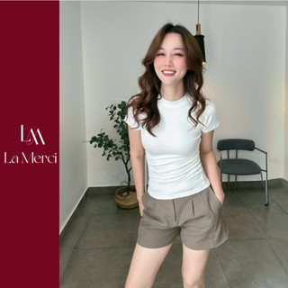  Áo phong CỌC TAY chất thun co giản dáng ôm phong cách mát mẻ thoải mái - La Merci A07 