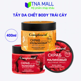Tẩy da chết body Compliment 400ml từ trái cây