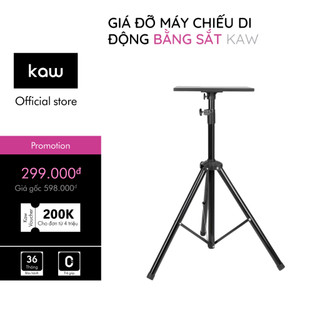 Tripod Kaw 118E - Giá Đỡ Máy Chiếu 3 Chân Di Động, Điều Chỉnh Độ Cao Linh Hoạt