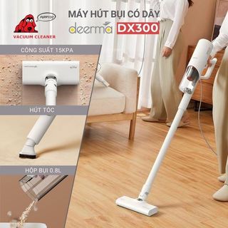 Máy hút bụi cầm tay có dây Deerma DX300/DX888 3 đầu hút đa năng - Bảo hành 12 tháng