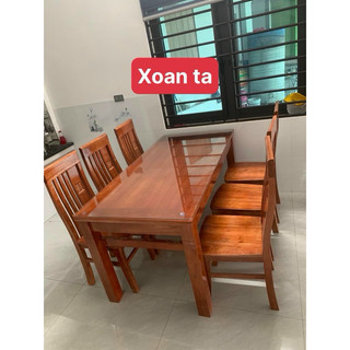 bộ ghế ăn gỗ thịt(ship nt hà noi 400/500k)