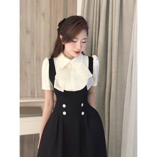 Váy nơ cổ siêu xinh