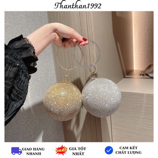 Cluth dự tiệc hình quả cầu đính đá sang chảnh - ST223