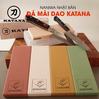 Đá mài dao kéo Nhật bản NANIWA x KATANA đủ độ mịn mài thô, mài sắc, mài mịn (có hộp đựng kèm hướng dẫn sử dụng) - NKP