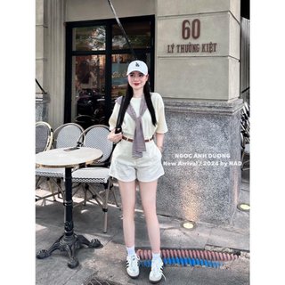 Sét Áo Mì Nỉ Kèm Khăn Phối Sooc Thô Kèm Thắt Lưng  Đẹp Suất ( Sét 4 Món Áo + Quần + Thắt Lưng + Khăn ) - Titifa Shop