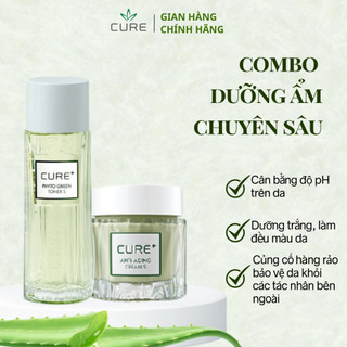 Combo dưỡng ẩm chuyên sâu (toner cấp ẩm, kem chống lão hóa)