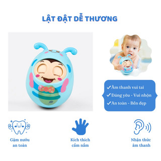 Lật đật hình chú ong đáng yêu Hinata Nhật Bản DC45 - Có chuông leng keng thu hút bé
