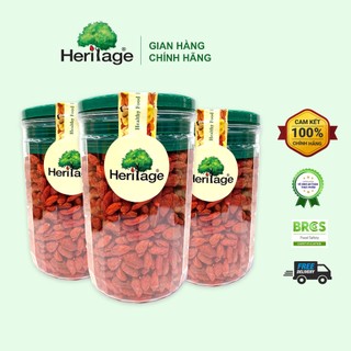 Quả  Kỉ Tử Khô HERITAGE  siêu thực phẩm cân bằng đường huyết  sáng mắt gói  500G -  Heritage Dried Goji Berries