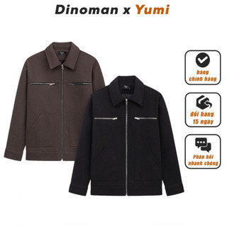 Áo khoác dạ ép dino x yumi chất liệu dạ cao cấp