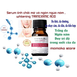 Serum Tinh chất mờ và ngăn ngừa nám TRANEXAMIC ACID Tunemakers trắng da cô đặc chứa axit tranexamic 10ml