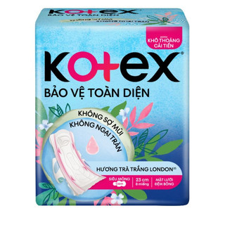 (có cánh) Băng vệ sinh Kotex KHÔ THOÁNG Maxi cánh 8 miếng kháng khuẩn 5in1