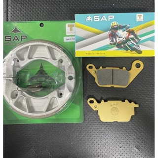 Bố thắng đĩa đùm jupiter fi thương hiệu sap made in thailand