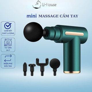 Máy massage cầm tay mini - đấm lưng , trị liệu cổ vai gáy bảo , giảm mệt mỏi- U-House