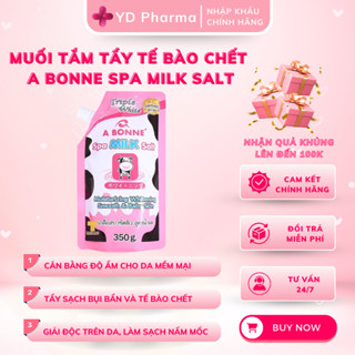 Muối Tắm Sữa Bò Tẩy Tế Bào Chết, Thải Độc Trên Da, Cân Bằng Độ Ẩm A Bonne Spa Milk Salt Thái Lan 350Gr